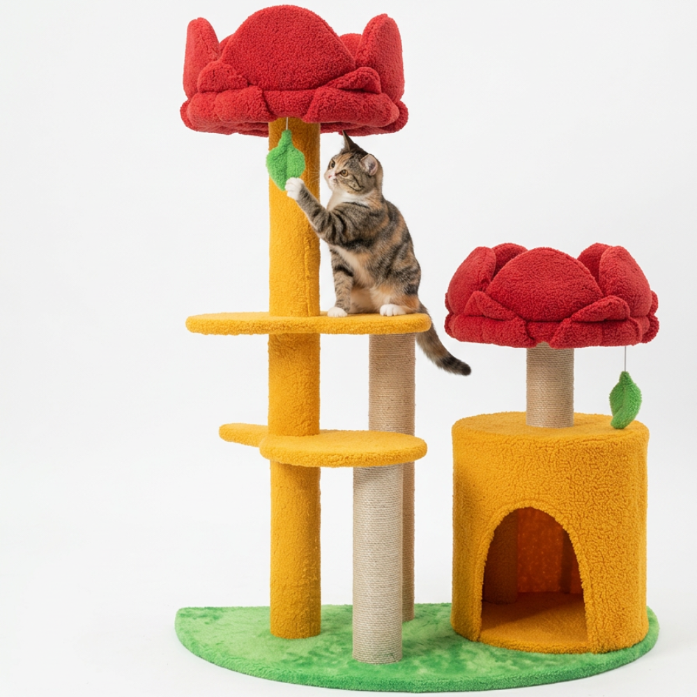 Skatrs Pawradise Tower Cat Tree for Cats and Kittens
