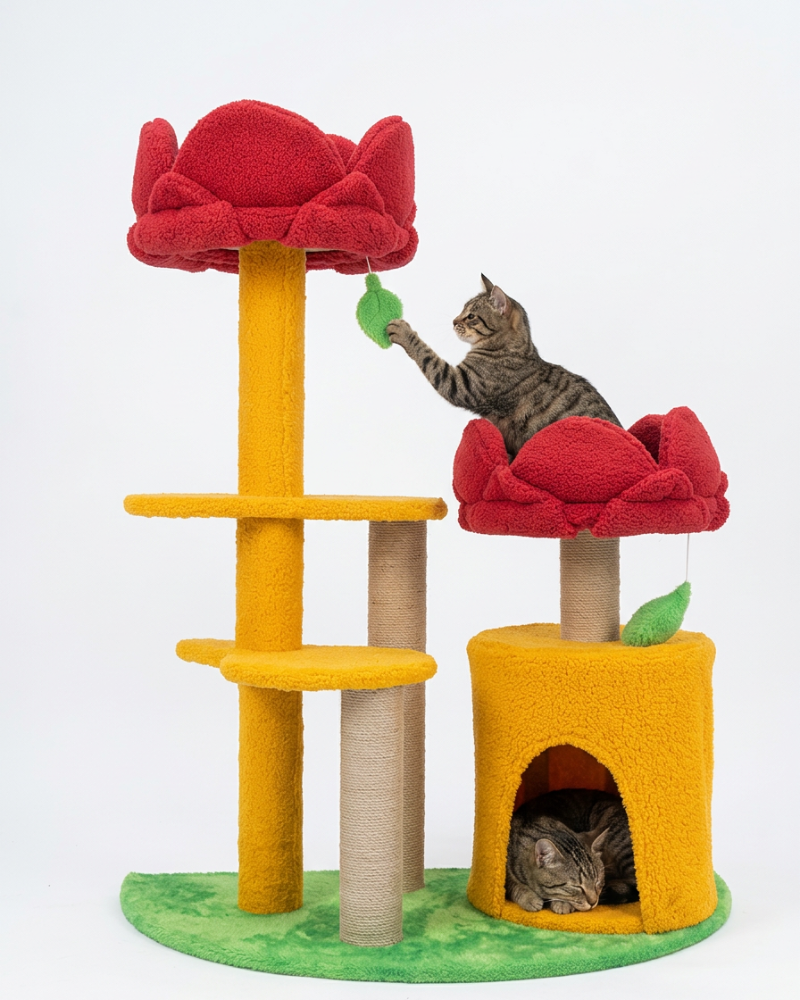 Skatrs Pawradise Tower Cat Tree for Cats and Kittens