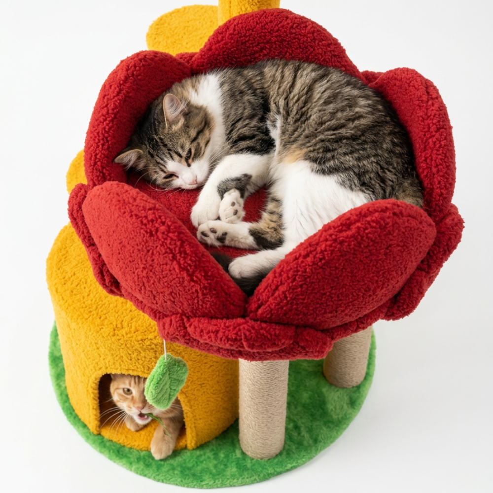 Skatrs Pawradise Tower Cat Tree for Cats and Kittens