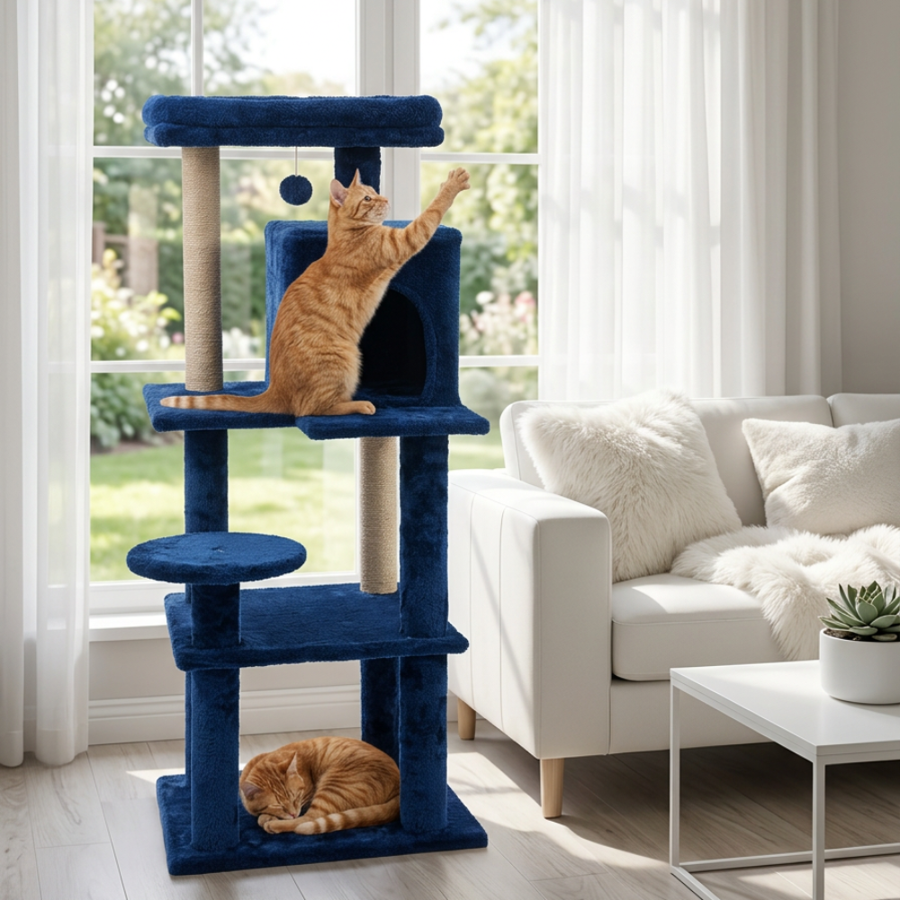 Skatrs Whisker Woods Cat Tree for Cats and Kittens