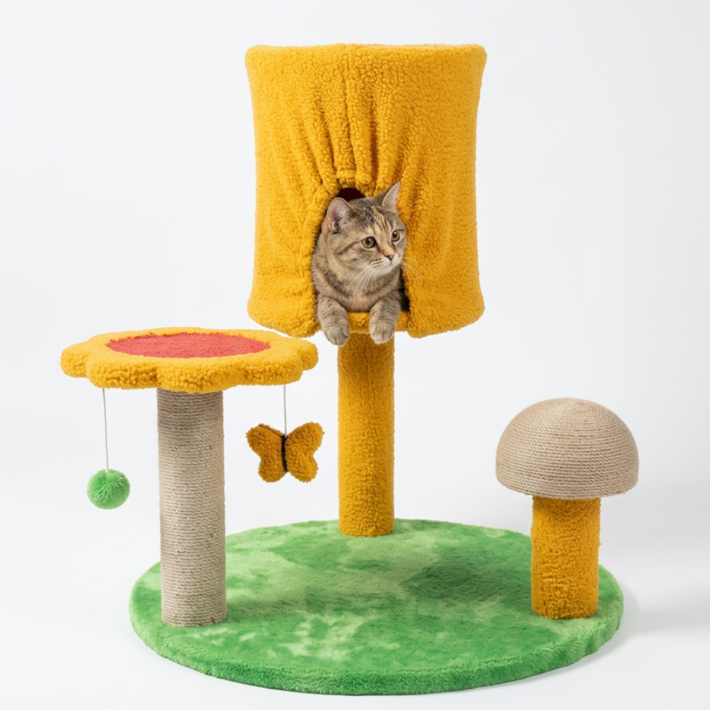 Skatrs Furrytale Tower Cat Tree for Cats and Kittens