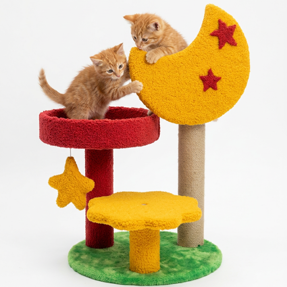 Skatrs Meowtopia Cat Tree for Cats and Kittens