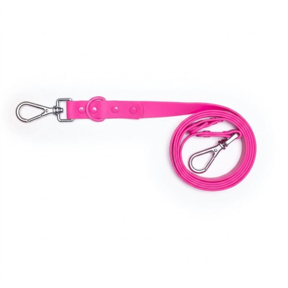 Skatrs 3 in 1 Adjustable Leash for Dogs (Flamingo Pink)