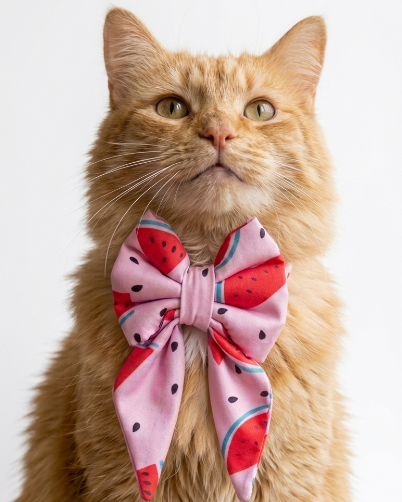 Skatrs Watermelon bowtie for Dogs and Cats
