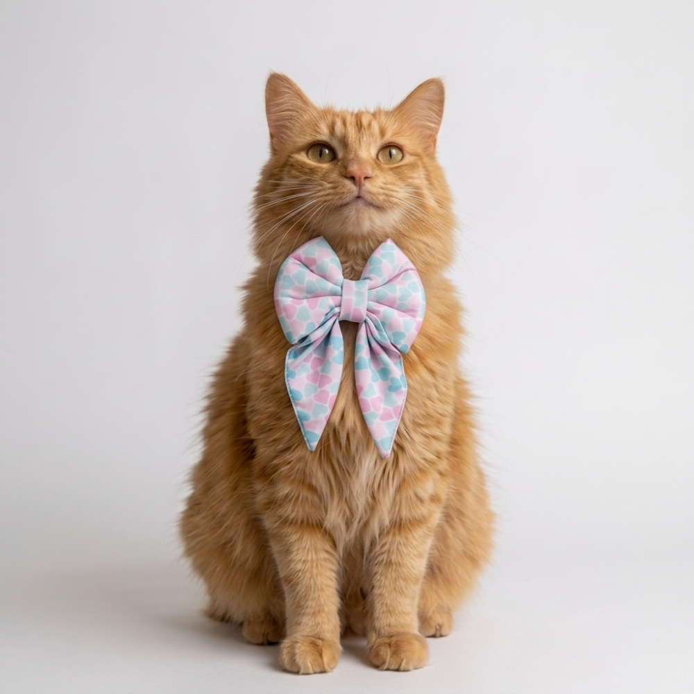 Skatrs Heart Bowtie for Dogs and Cats