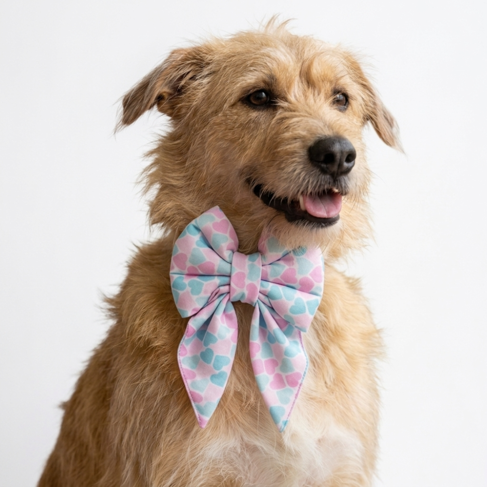 Skatrs Heart Bowtie for Dogs and Cats