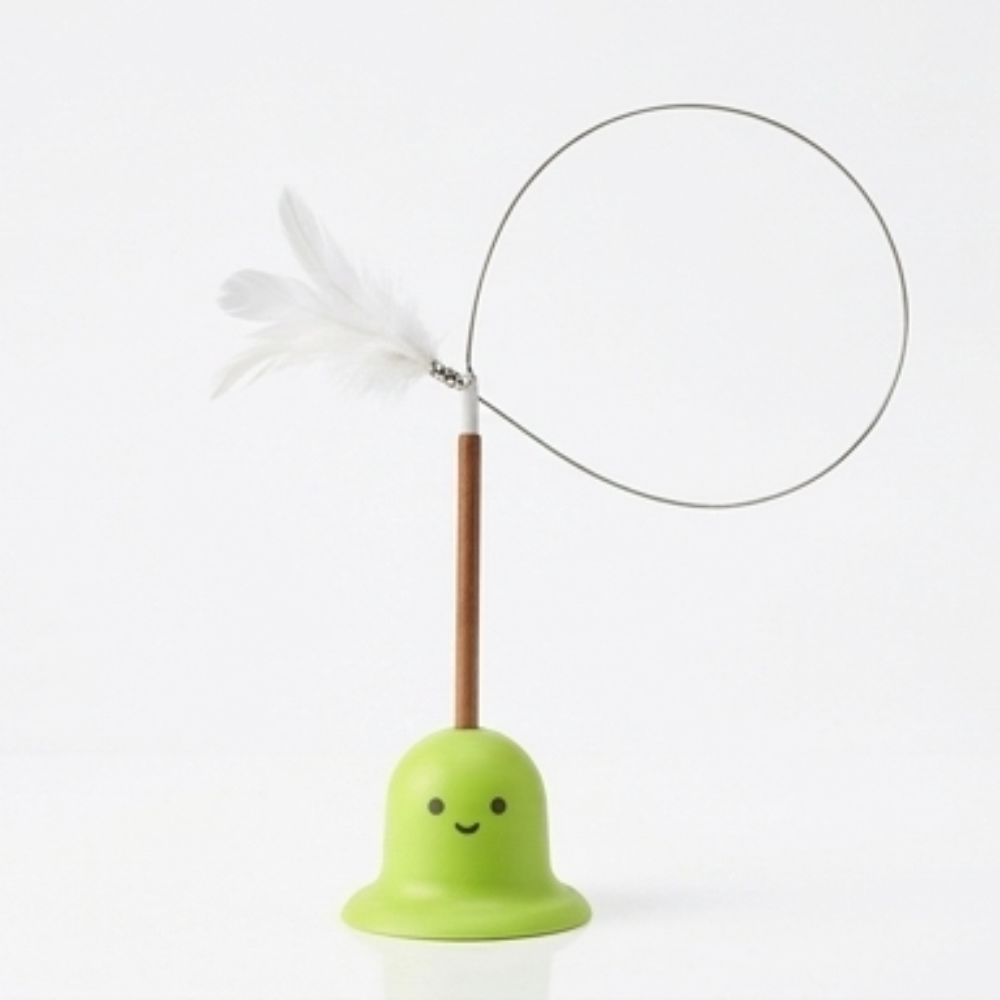 Skatrs Suction Cup Tease Stick with Feather Wand Toy for Cats
