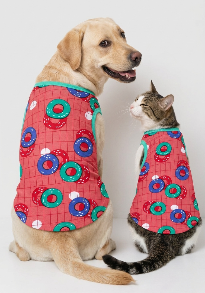 Skatrs Summer Float T-Shirt for Dogs and Cats