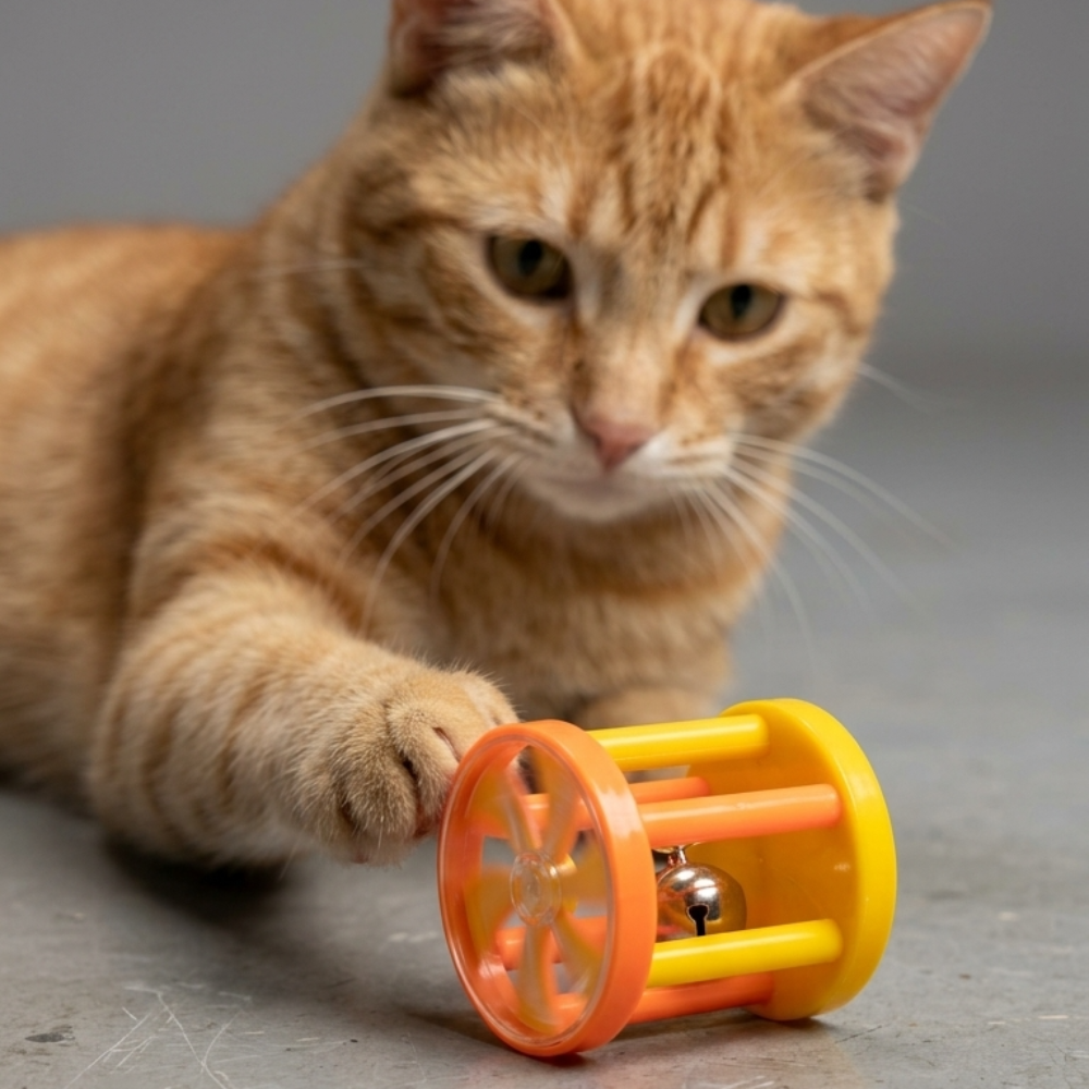 Skatrs Rattle Bell Toy for Cats
