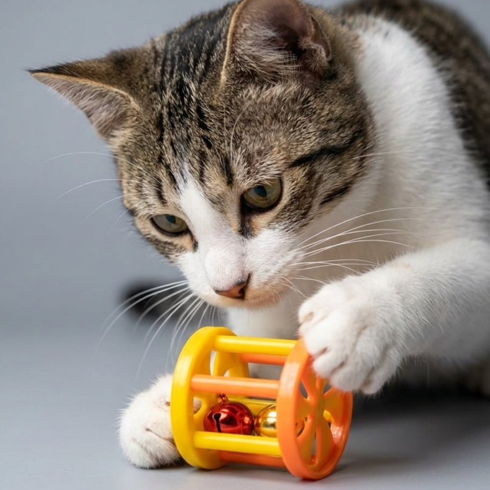 Skatrs Rattle Bell Toy for Cats