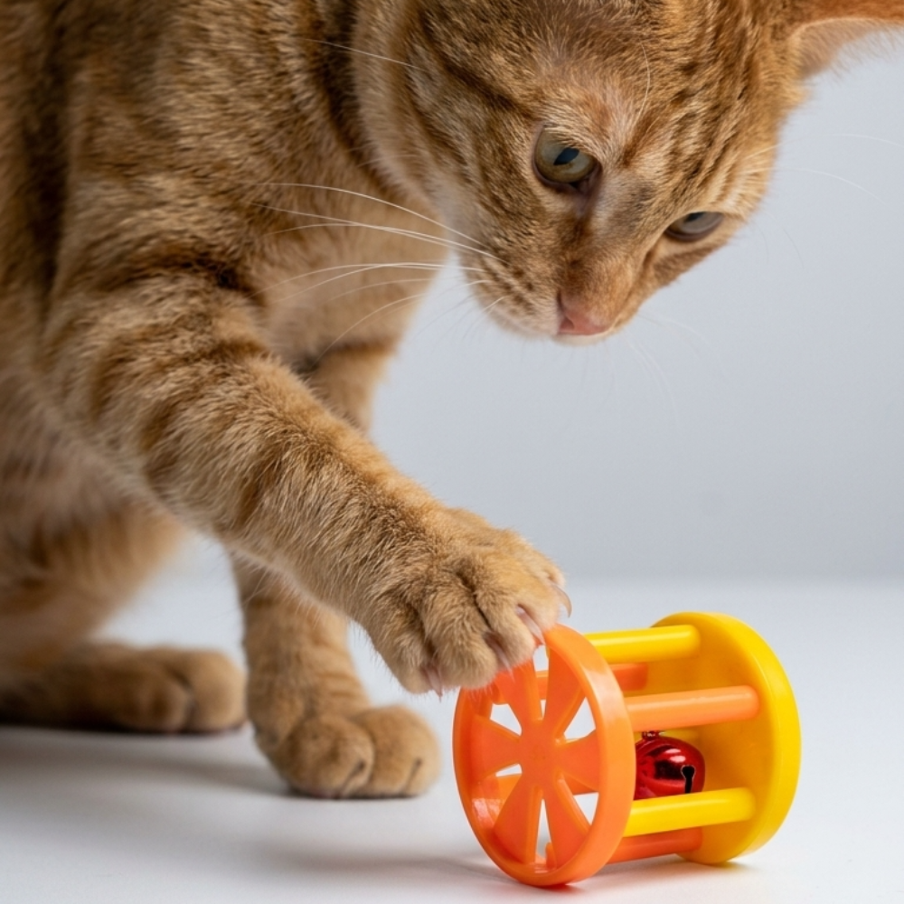 Skatrs Rattle Bell Toy for Cats