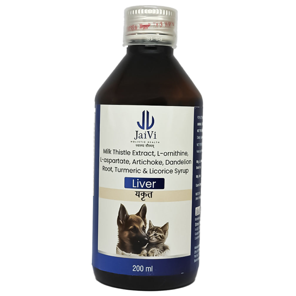 JaiVI Liver Syrup Supplements for Dogs and Cats