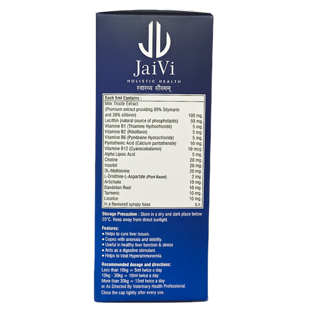 JaiVI Liver Syrup Supplements for Dogs and Cats