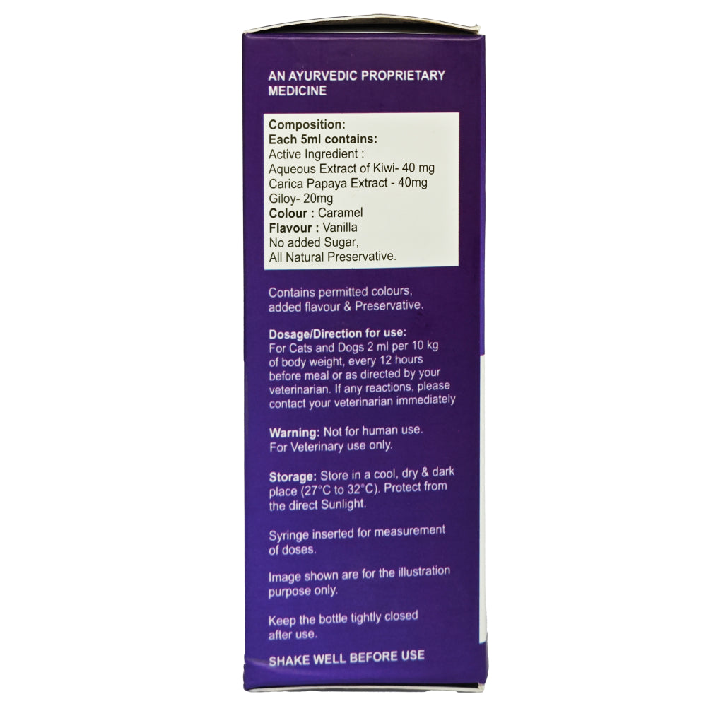 JaiVI KPG Syrup Optimizes Platelet & Blood Flow for Dogs and Cats