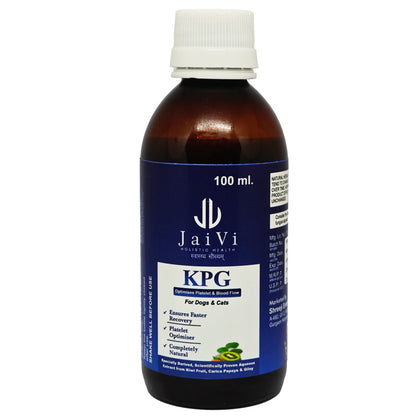 JaiVI KPG Syrup Optimizes Platelet & Blood Flow for Dogs and Cats