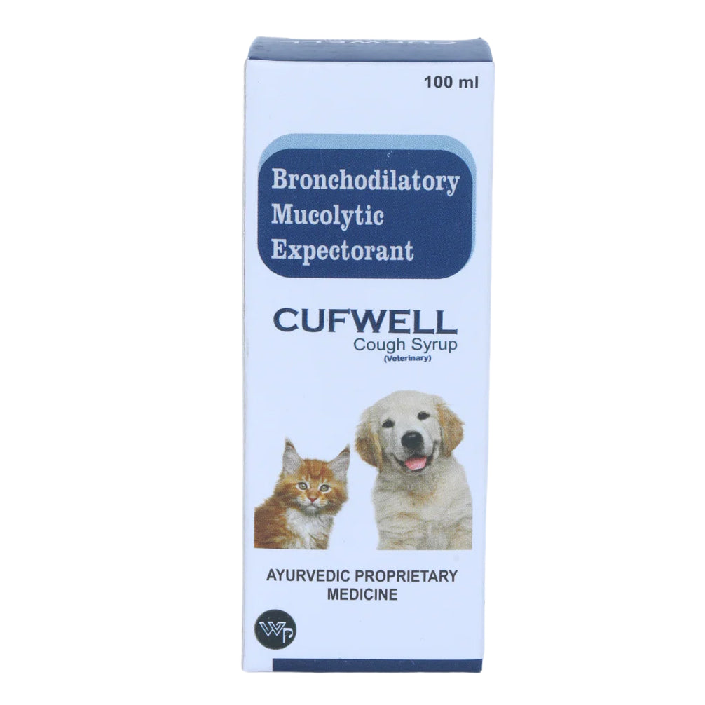 Wellpet Cufwell Cough Syrup for Dogs & Cats