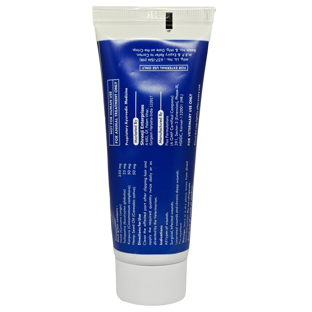 JaiVI HB Healing Cream for Dogs and Cats (Herbal Wound Care Formula)