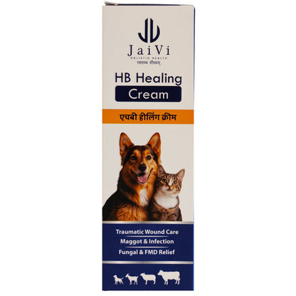 JaiVI HB Healing Cream for Dogs and Cats (Herbal Wound Care Formula)