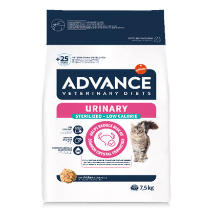 Advance Veterinary Diets Urinary Sterilized Low Calorie Cat Dry Food