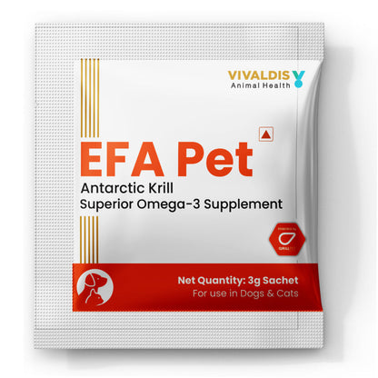 Vivaldis EFA Pet Omega3 Supplement for Dogs and Cats (Single Sachet)
