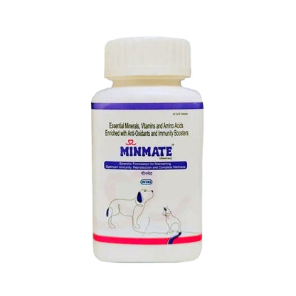 Intas Minmate Tablet Immunity Supplement for Dogs & Cats