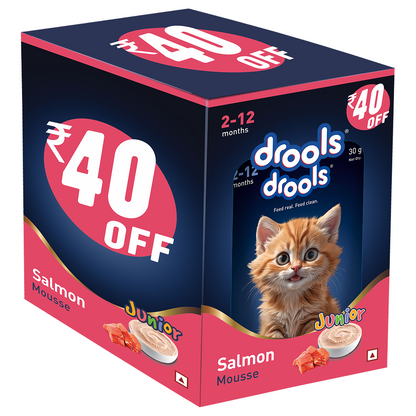 Drools Salmon Mousse Kitten Cat Wet Food
