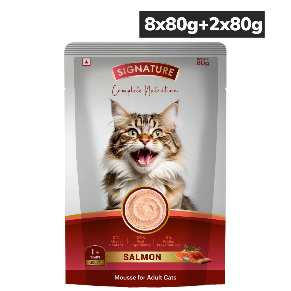 Signature Grain Zero Salmon Mousse Adult Cat Wet Food