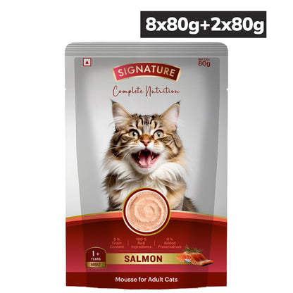 Signature Grain Zero Salmon Mousse Adult Cat Wet Food