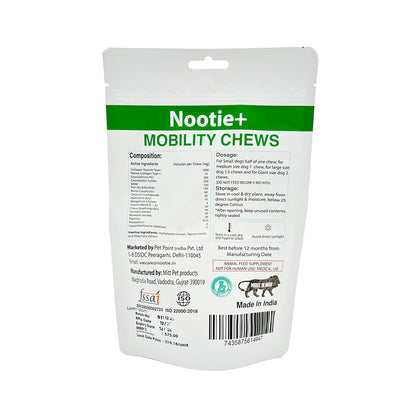 Nootie+ Joint & Bone Mobility Chews Supplement for Dogs