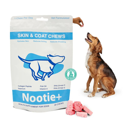 Nootie+ Omega Rich Skin & Coat Support Chews Supplement for Dogs