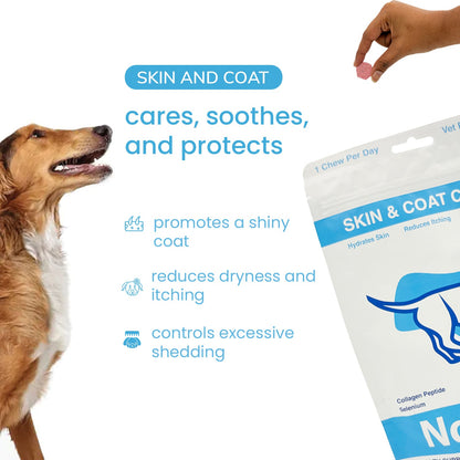 Nootie+ Omega Rich Skin & Coat Support Chews Supplement for Dogs