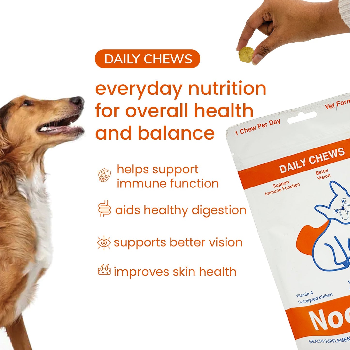 Nootie+ Multivitamin Daily Chews Supplement for Dogs