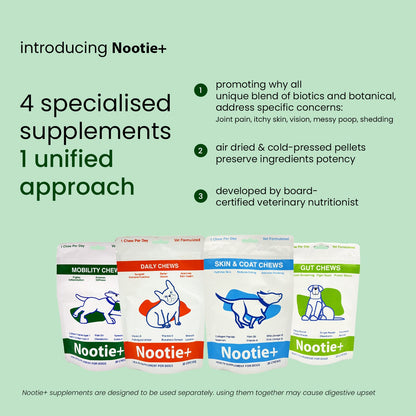 Nootie+ Joint & Bone Mobility Chews Supplement for Dogs
