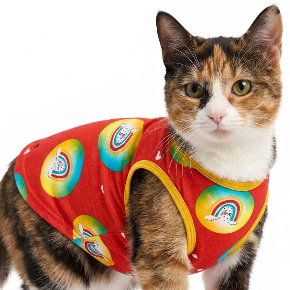 Skatrs Boho Rainbow T-Shirt for Dogs and Cats