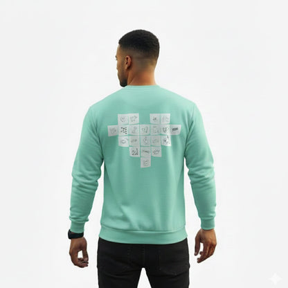 Furriends Forever Sweatshirt For Men & Women(Mint Green)