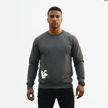 Dog Parent Sweatshirt For Men and Women (Dark Grey)