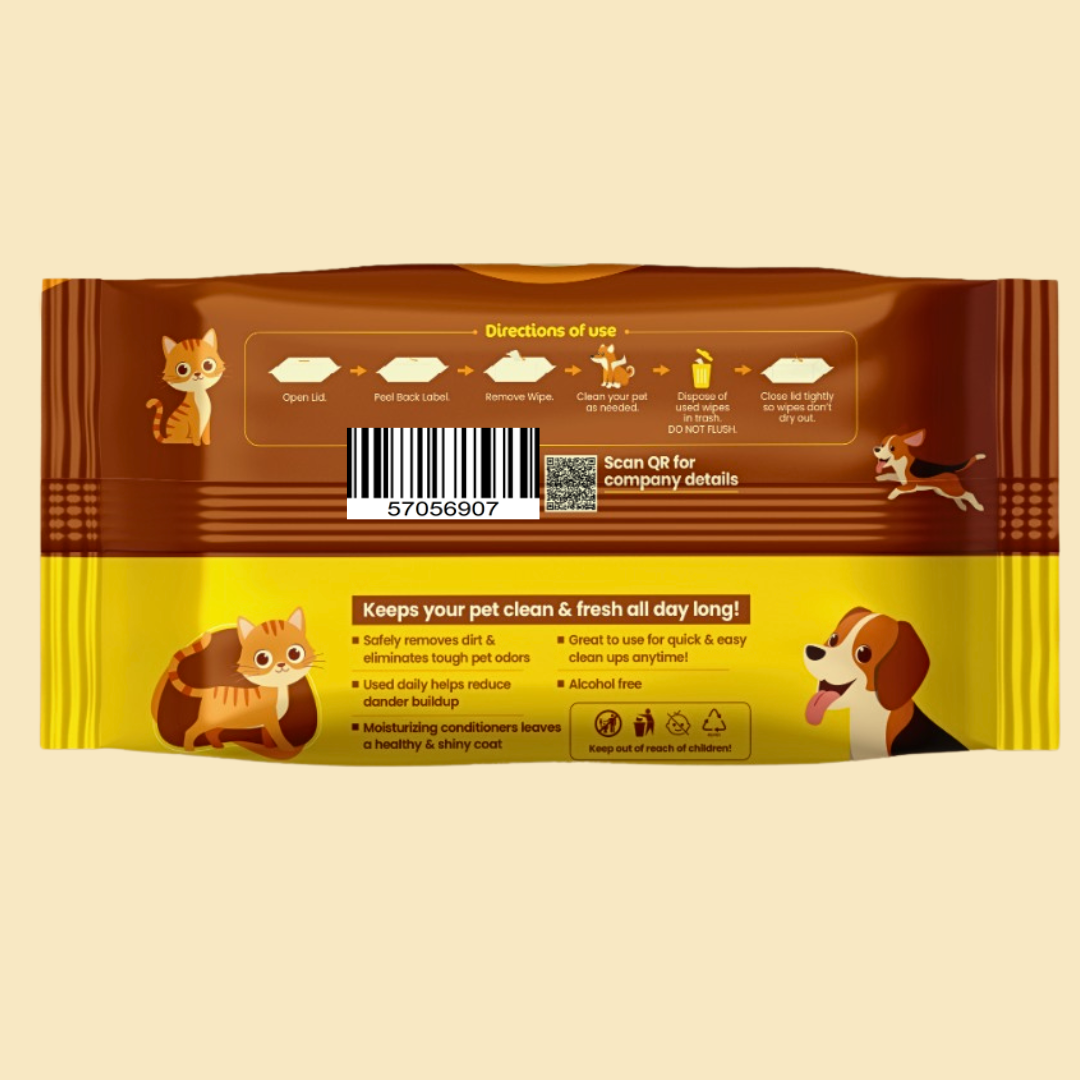 Zoivane Wet Wipes for Dogs and Cats
