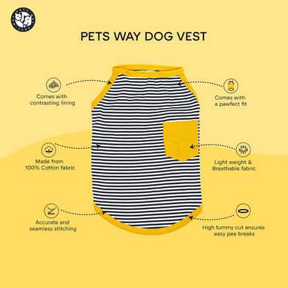 Pets Way Fetch Vest Combo for Dogs (Pack of 3)
