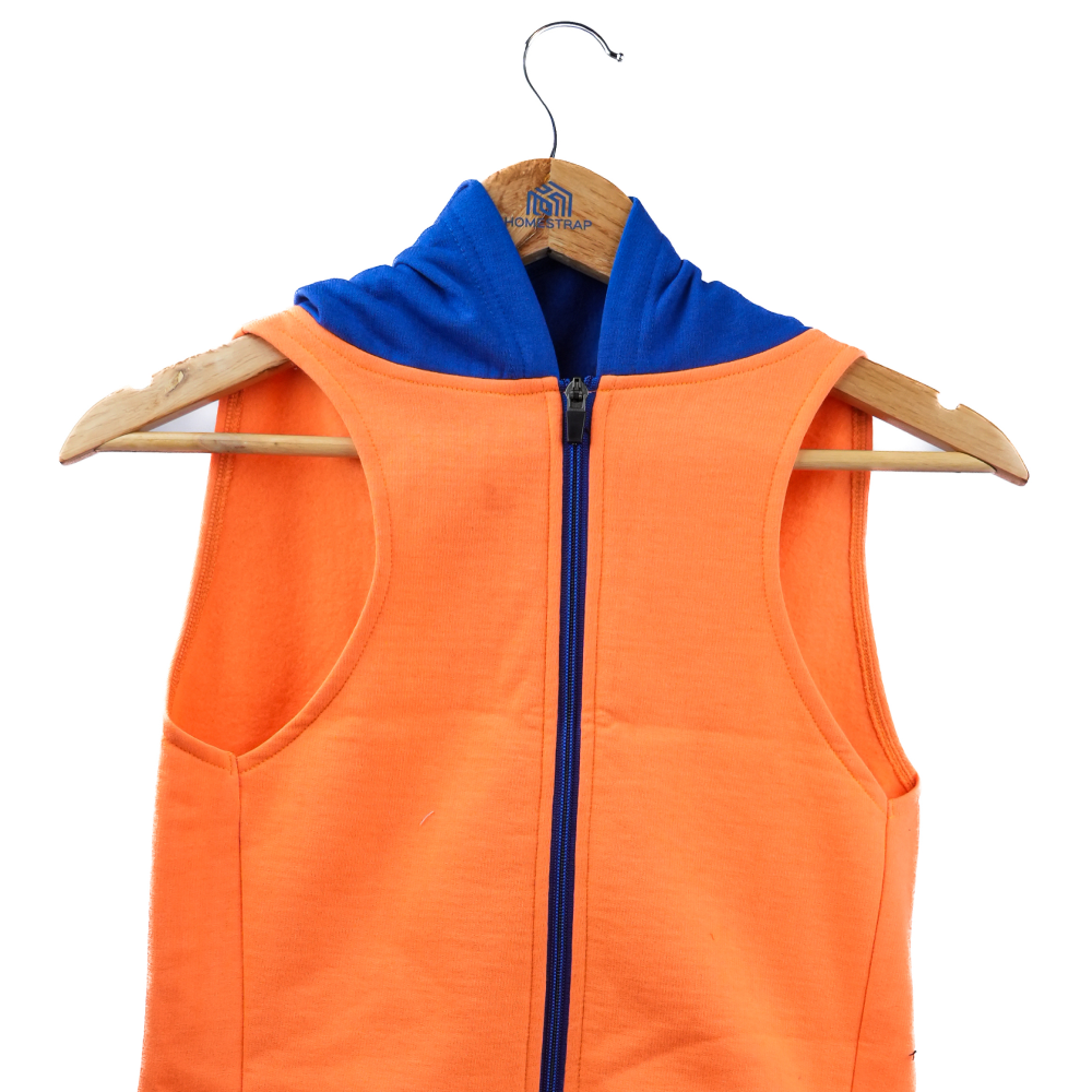Skatrs Sunset Splash In-Style Hoodie For Dogs and Cats (Orange & Blue)