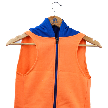 Skatrs Sunset Splash In-Style Hoodie For Dogs and Cats (Orange & Blue)